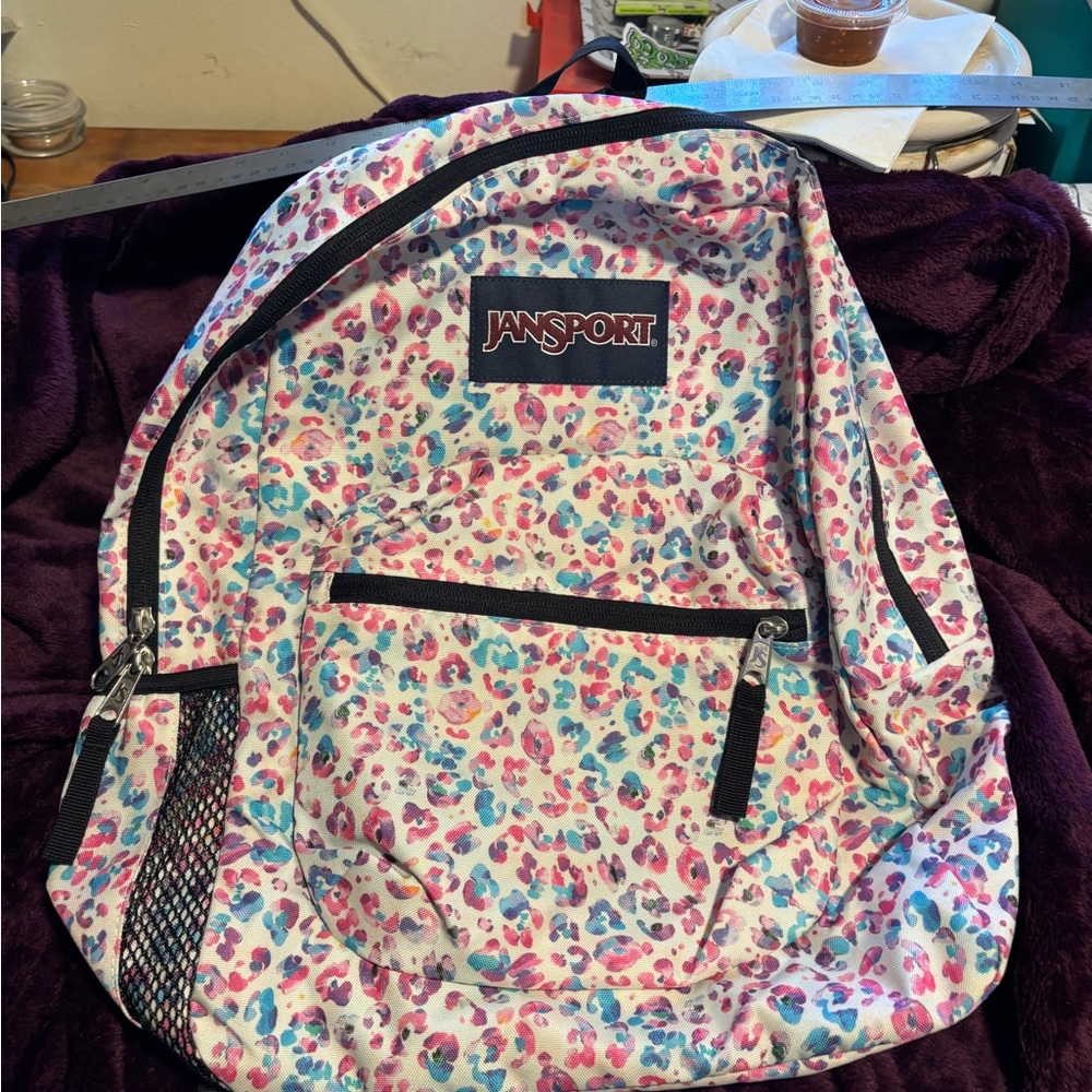 JanSport Backpack Leopard style
